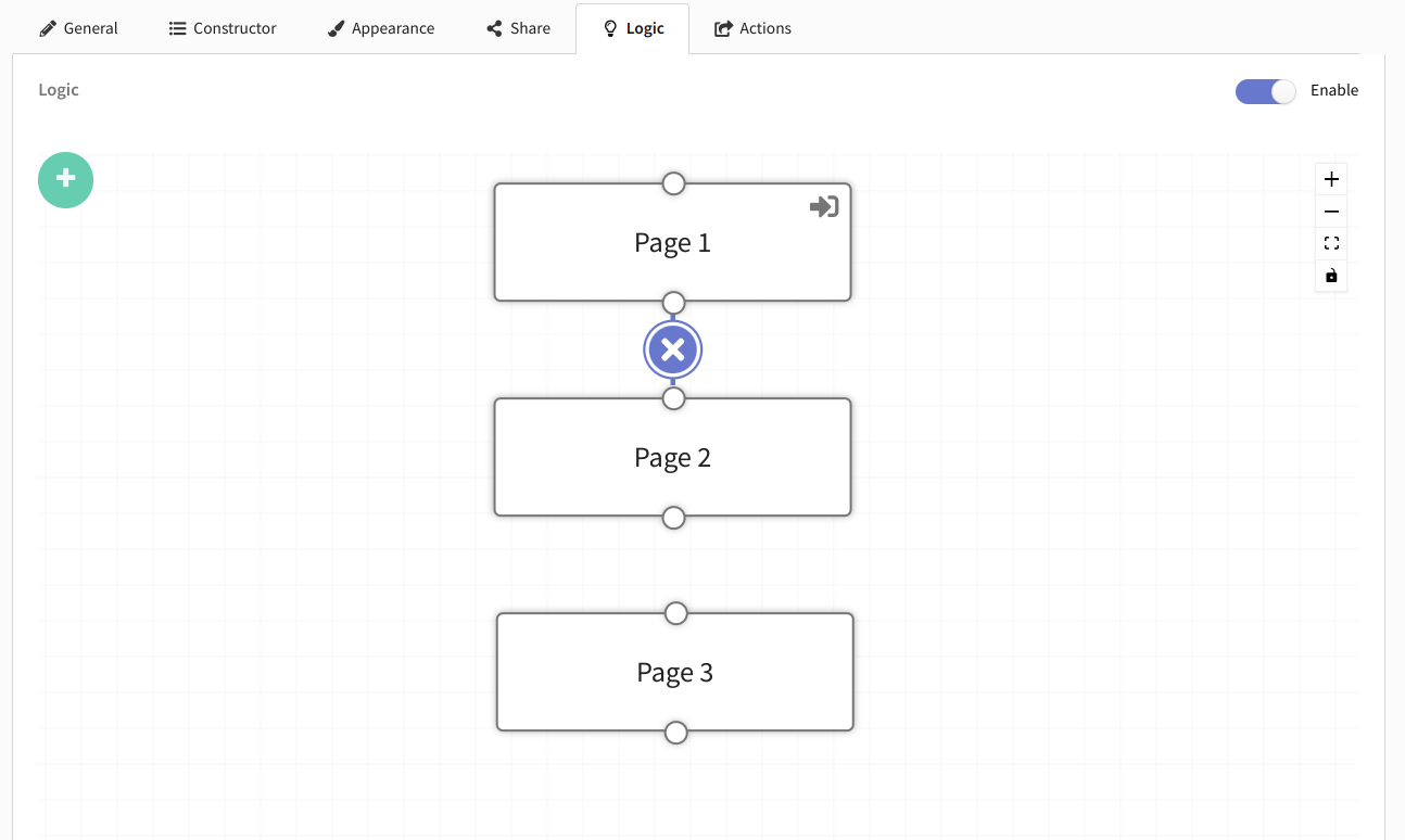 Setting logic of forms in Altcraft Platform